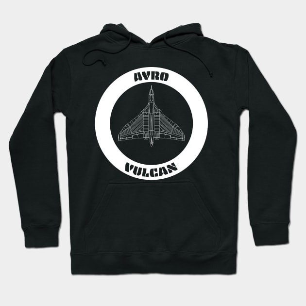 Avro Vulcan Bomber (RAF) Hoodie by BearCaveDesigns